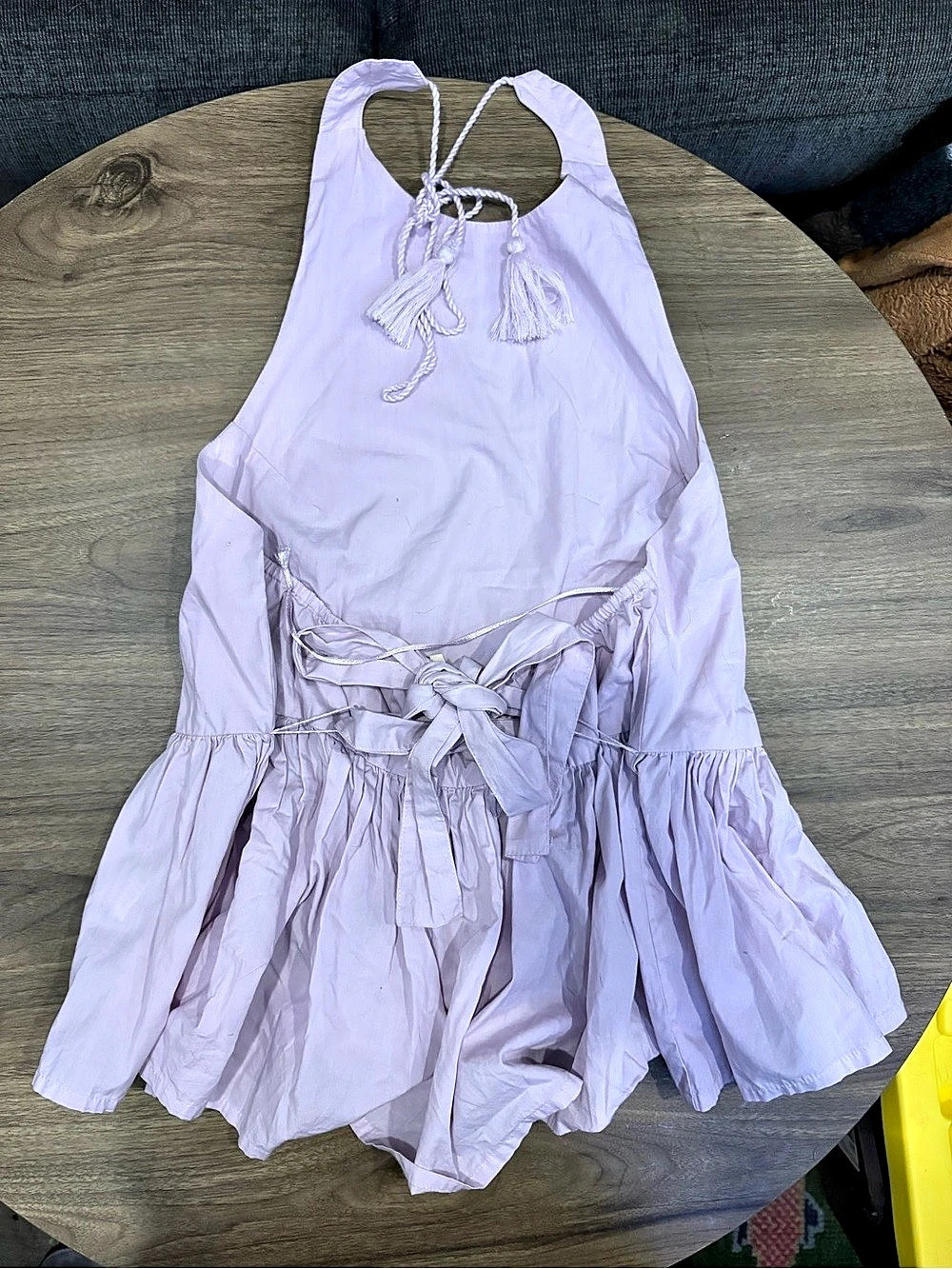 Mini Ruffle Blouse in Purple - Picture 3 of 3